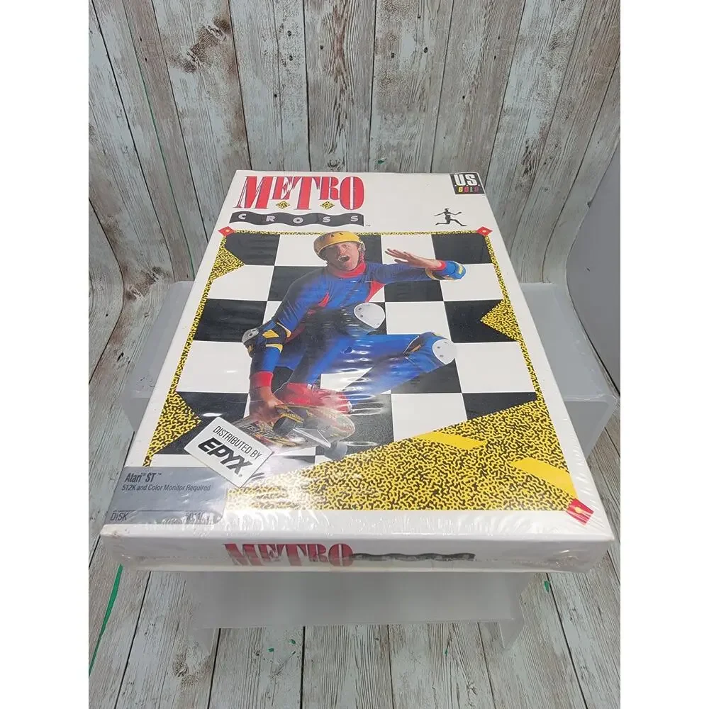 Metro Cross Atari 1040/520 ST Disk By U.S. Gold New Sealed